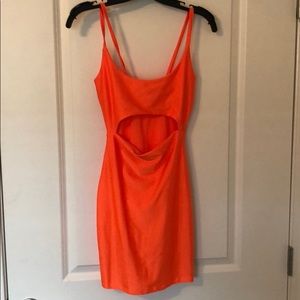 Neon perfect little cut out dress